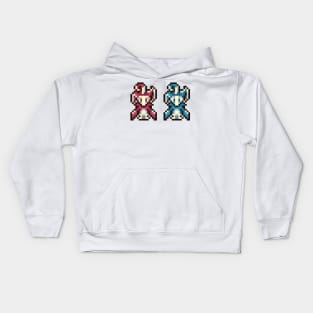 Jesters Of The Moon: Zorn And Thorn Pixel Art Kids Hoodie